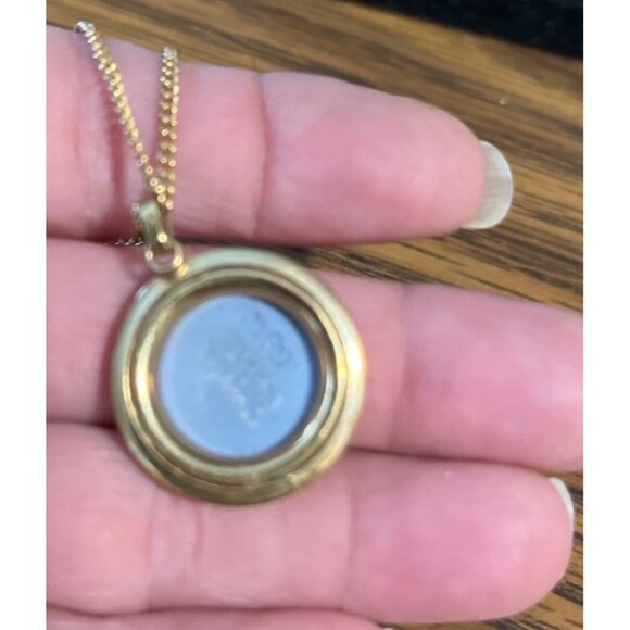 Wedgwood 1/20 12k gf chain and pendant vintage - Picture 4 of 6